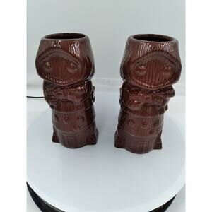 2 Brand New Star Wars Galaxy's Edge Exclusive Jawa 14oz Ceramic Sculpted Mug's
